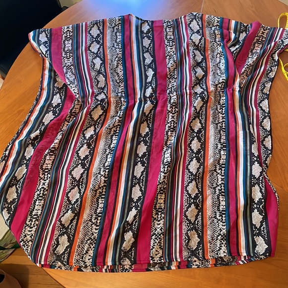 Animal print striped cover up - Picture 7 of 7